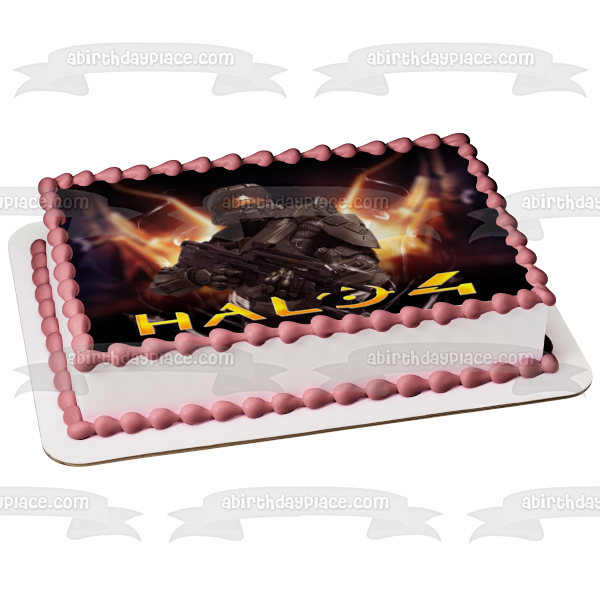 Halo 4 Halo Nation Fondo ardiente Imagen comestible para decoración de tarta ABPID03926 