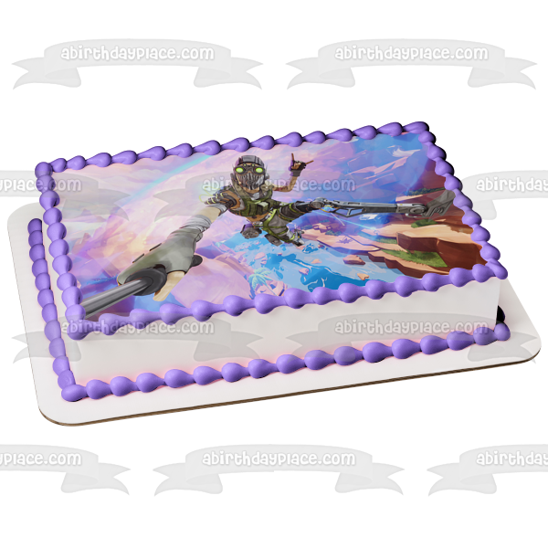 Imagen comestible para decoración de tarta de Apex Legends Octane ABPID53461 