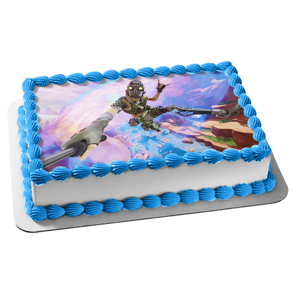 Imagen comestible para decoración de tarta de Apex Legends Octane ABPID53461 