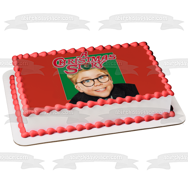 A Christmas Story Ralphie Christmas Special Edible Cake Topper Image ABPID53479