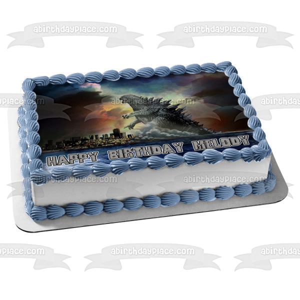 Imagen comestible para decoración de tarta Godzilla, rey de los monstruos, ABPID05849 