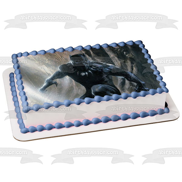 Imagen comestible para decoración de tarta de Pantera Negra ABPID04594 