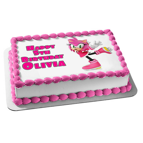 Sonic the Hedgehog and Friends Edible Cake Topper Image Frame – A Birthday  Place