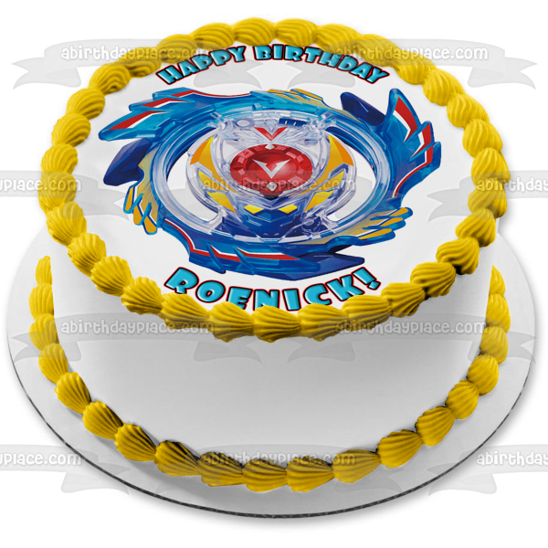 Imagen comestible para decoración de tarta Beyblade Genesis Valtryek V3 ABPID15158 