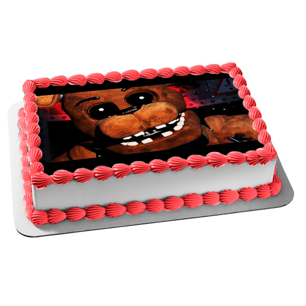 Five Nights at Freddy's Freddy Fazbear Edible Cake Topper Image ABPID04276