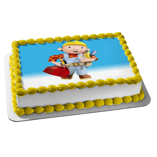 Bob the Builder Tool Box Edible Cake Topper Image ABPID04333