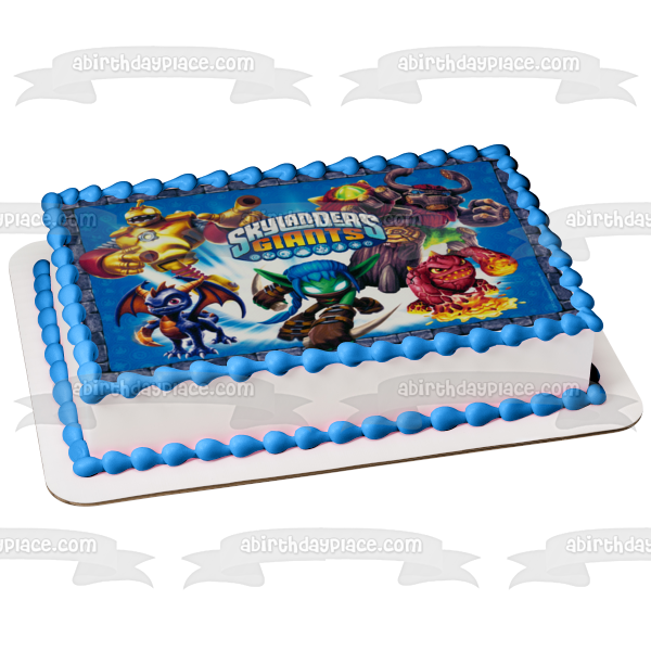 Imagen comestible para tarta de Skylanders Giants Bouncer y Tree Rex ABPID04344 