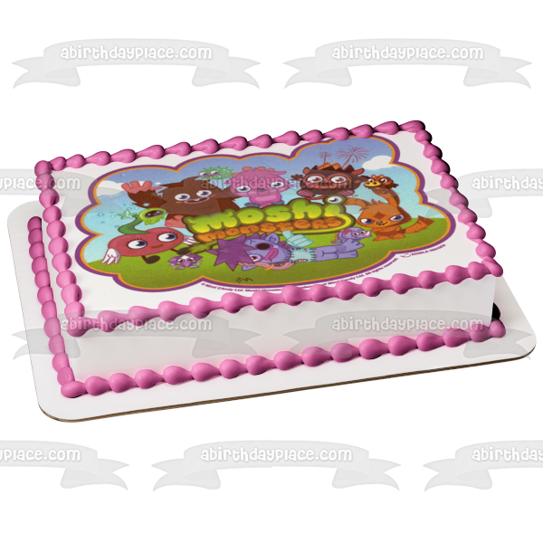 Moshi Monsters the Movie Poppet Katsuma Luvli and Furi Edible Cake Topper Image ABPID04457