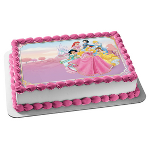 Disney Princess Snow White Cinderella Ariel Edible Cake Topper Image ABPID04555