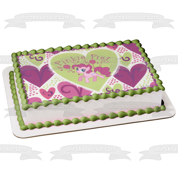 My Little Pony Pinkie Pie Edible Cake Topper Image ABPID04690