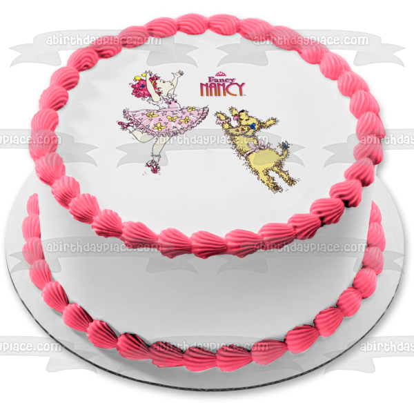 Fancy Nancy Clancy Frenchy 2005 Libro de imágenes para niños Jane O'Connor Robin Preiss Glasser Edible Cake Topper Imagen ABPID04783 