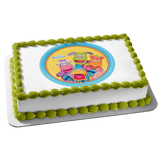 Pajanimals CowBella Squacky Sweet Pea Sue and Apollo Edible Cake Topper Image ABPID04886