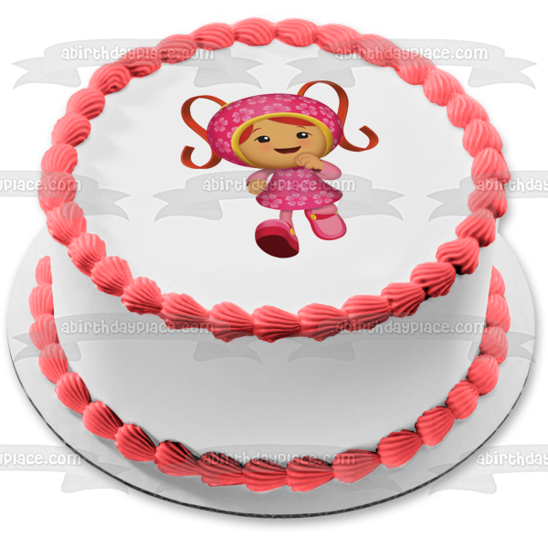 Team Umizoomi Millie Measure Pink Girl Edible Cake Topper Image ABPID04935