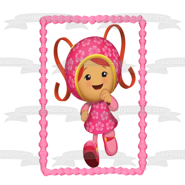 Team Umizoomi Millie Measure Pink Girl Edible Cake Topper Image ABPID04935