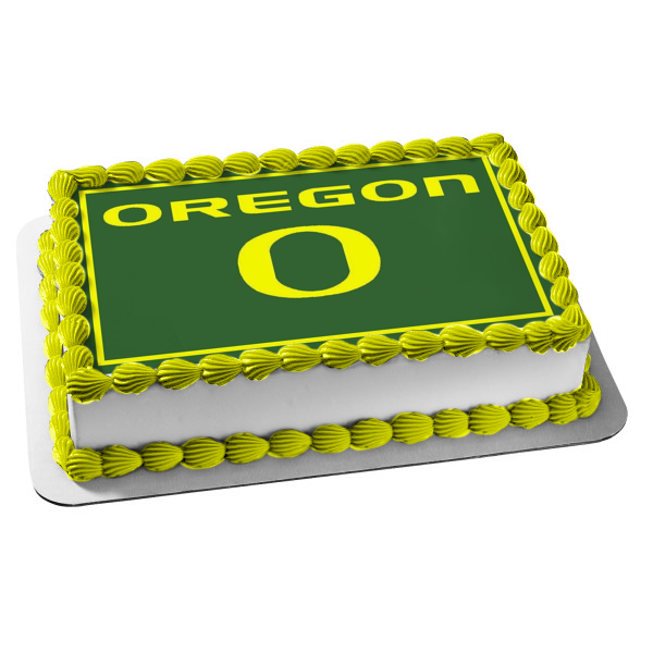 Oregon Football Fan Cake