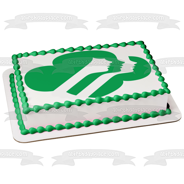 Imagen comestible para decoración de tarta con emblema de Girl Scouts of America ABPID05007 