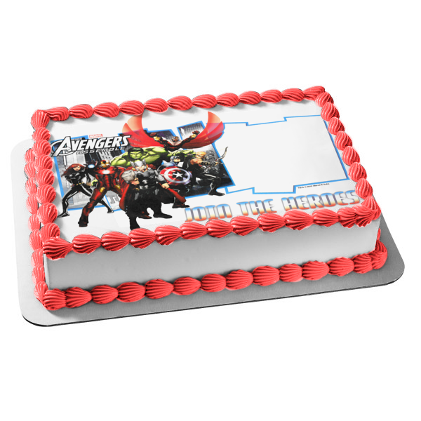 Avengers Infinity War- Hero! Licensed Edible 8 Round Cake ...