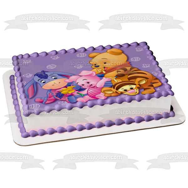 Winnie the Pooh Piglet Eeyore y Tigger adorno comestible para tarta imagen ABPID05140 