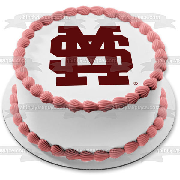 Imagen comestible para decoración de tarta con el logotipo de Mona Shores High School ABPID05171 