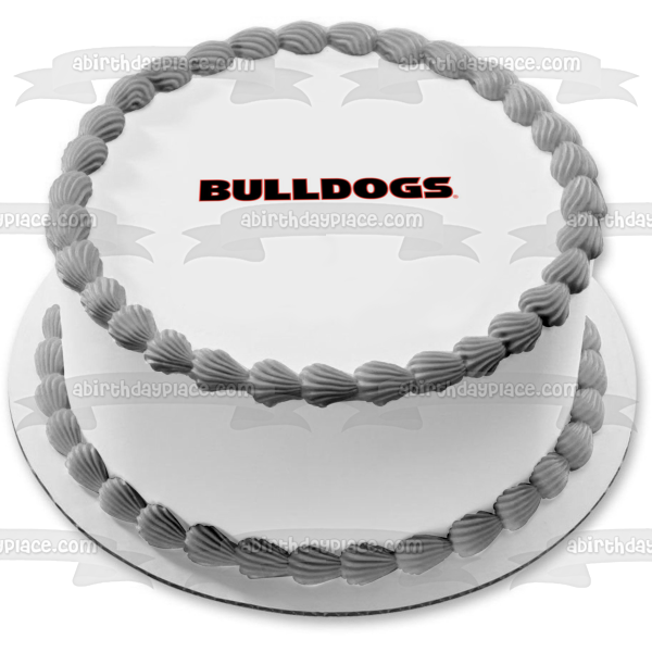 University of Georgia Bulldogs Women's Basketball Edible Cake Topper Image ABPID05198