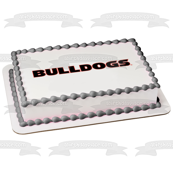 University of Georgia Bulldogs Women's Basketball Edible Cake Topper Image ABPID05198