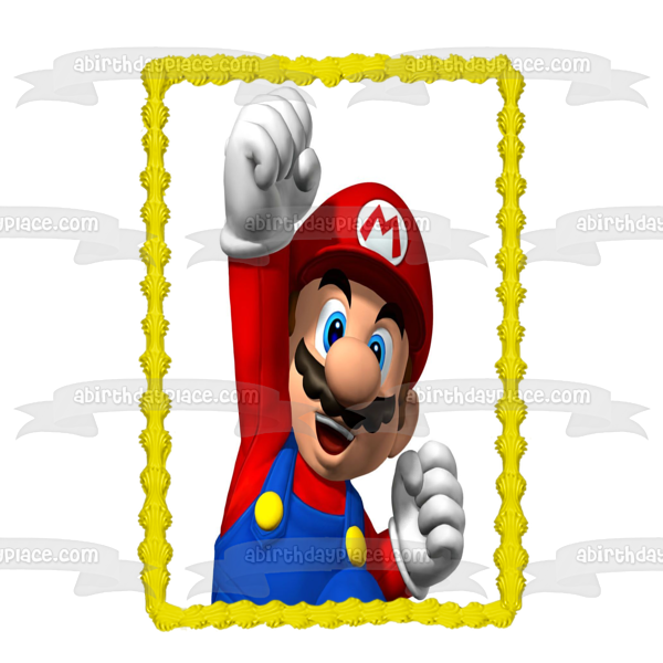 Imagen comestible para decoración de tarta de Nintendo Super Mario Brothers ABPID05216 