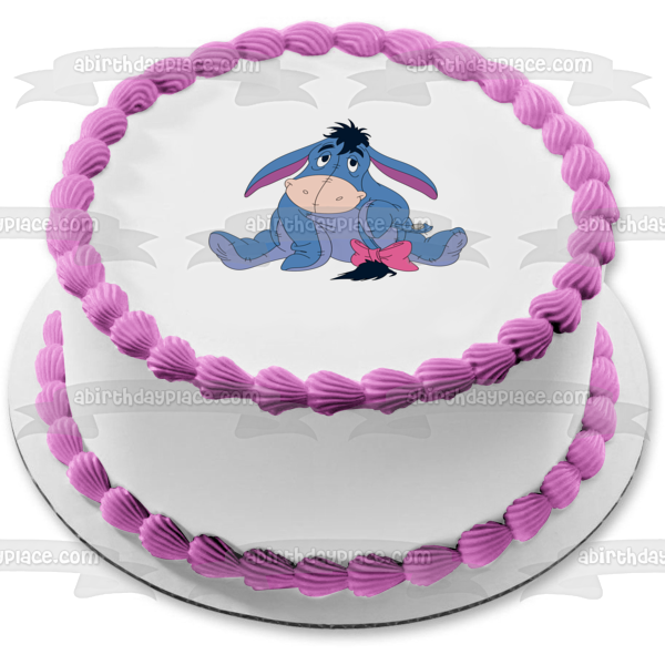 Imagen comestible para decoración de tarta de Winnie the Pooh Eeyore ABPID05289 