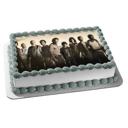 The Walking Dead Rick Morgan Daryl Maggie Carol y Hershel Imagen comestible para decoración de tarta ABPID05469 