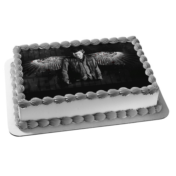 Imagen comestible para tarta con alas de ángel de The Walking Dead, Darryl, ABPID05512 