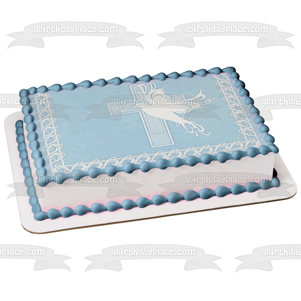 Crafty Cakes | Exeter | UK - Christening Cake with Boys Baby Blocks &  Shooting Stars