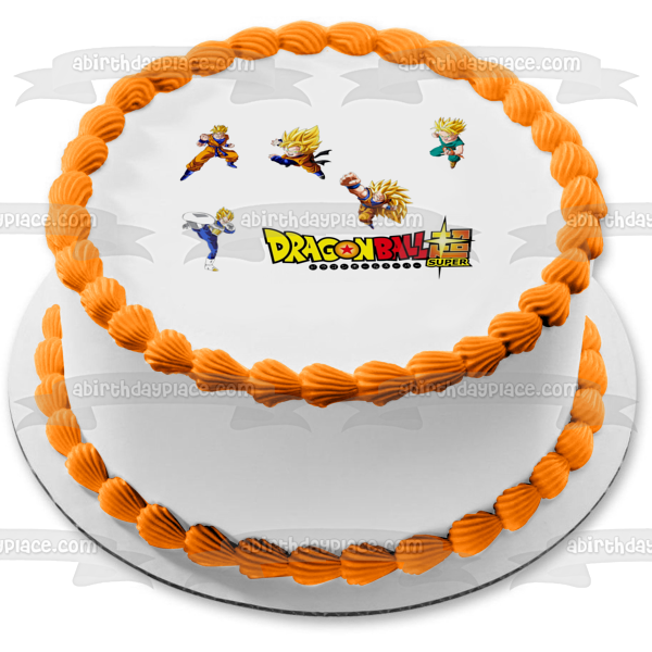 Imagen comestible para tarta de Dragon Ball Z Goku Vegete Gohan y Piccolo ABPID05592 