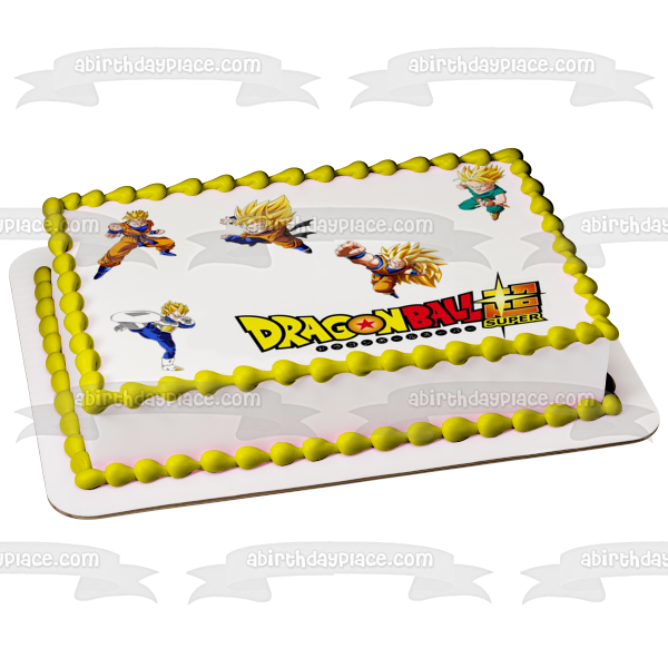 Imagen comestible para tarta de Dragon Ball Z Goku Vegete Gohan y Piccolo ABPID05592 