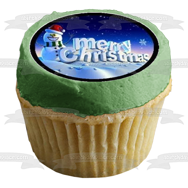 Feliz Navidad Variedad Cupcakes Imágenes comestibles para cupcakes ABPID00038 