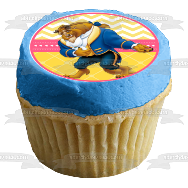 Disney Beauty and the Beast Chanelle Edible Cupcake Topper Images ABPID01074