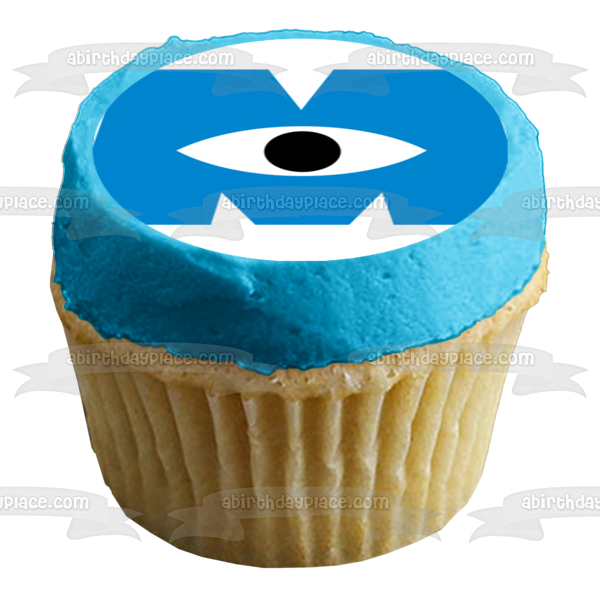 Monsters Inc James P. 'Sulley' Sullivan Mike Wazowski y Boo Imágenes comestibles para cupcakes ABPID01800 