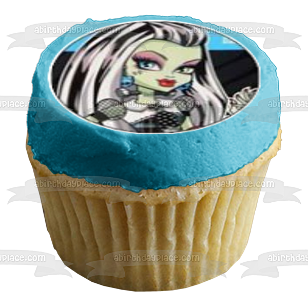 Monster High Mattel Draculaura Frankie Stein y Clawdeen Wolf Imágenes comestibles para cupcakes ABPID03282 