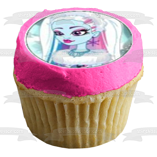 Monster High Mattel Draculaura Frankie Stein y Clawdeen Wolf Imágenes comestibles para cupcakes ABPID03282 