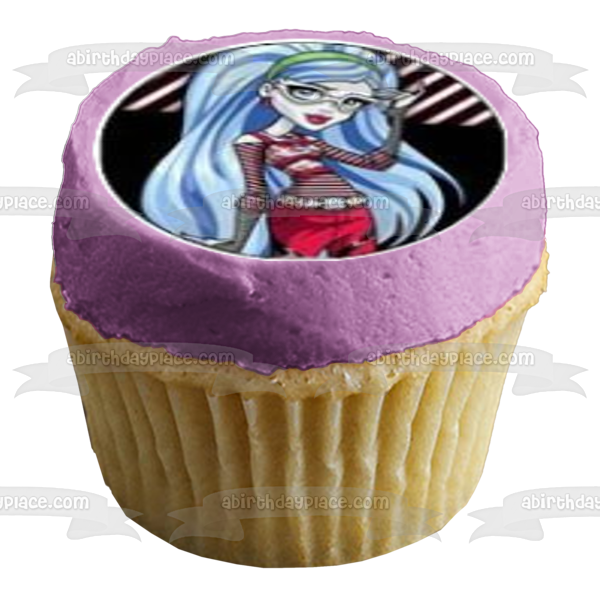 Monster High Mattel Draculaura Frankie Stein y Clawdeen Wolf Imágenes comestibles para cupcakes ABPID03282 