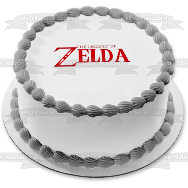 Imagen comestible para decoración de tarta con el logotipo de The Legends of Zelda ABPID05805 