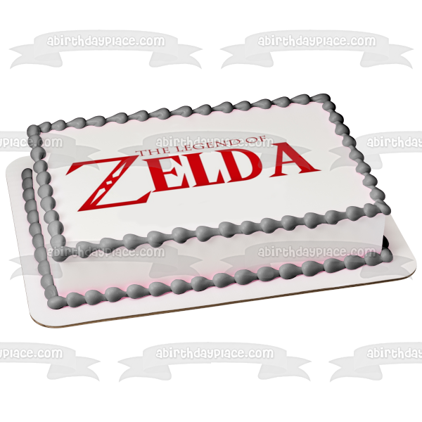 Imagen comestible para decoración de tarta con el logotipo de The Legends of Zelda ABPID05805 