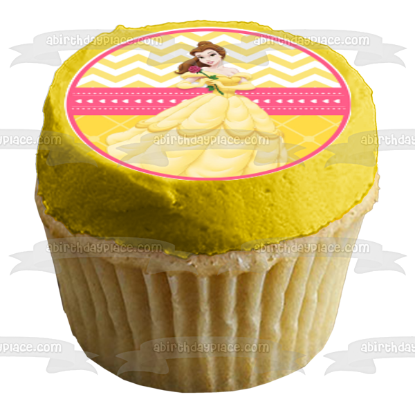 Disney Beauty and the Beast Chanelle Edible Cupcake Topper Images ABPID01074