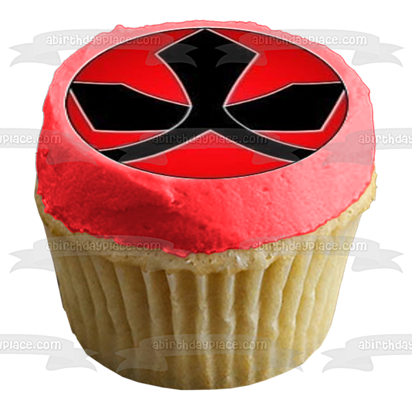 Power Rangers Super Samurai Red Ranger Jayden and Blue Ranger Kevin Edible Cupcake Topper Images ABPID03297