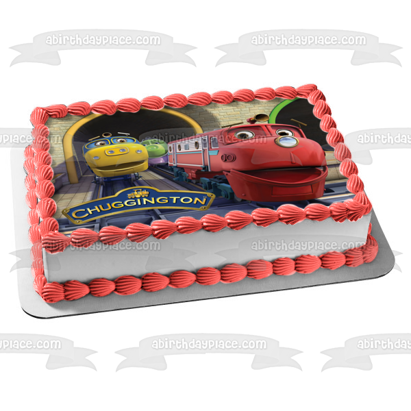 Chuggington and Friends Koko Wilson and Brewster Edible Cake Topper Image ABPID05826