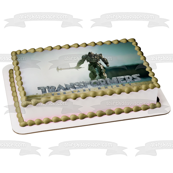 Imagen de decoración comestible para tarta de Transformers, el último caballero Megatron, ABPID05865 