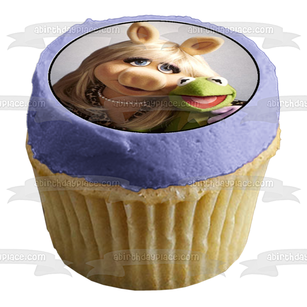 Los Muppets Kermit Miss Piggy Animal Gonzo y Fozzy Bear Imágenes comestibles para cupcakes ABPID03460 