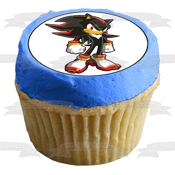 Sonic the Hedgehog Doctor Tails Amy Rose Knuckles the Echidna and Shadow the Hedgehog Edible Cupcake Topper Images ABPID03735