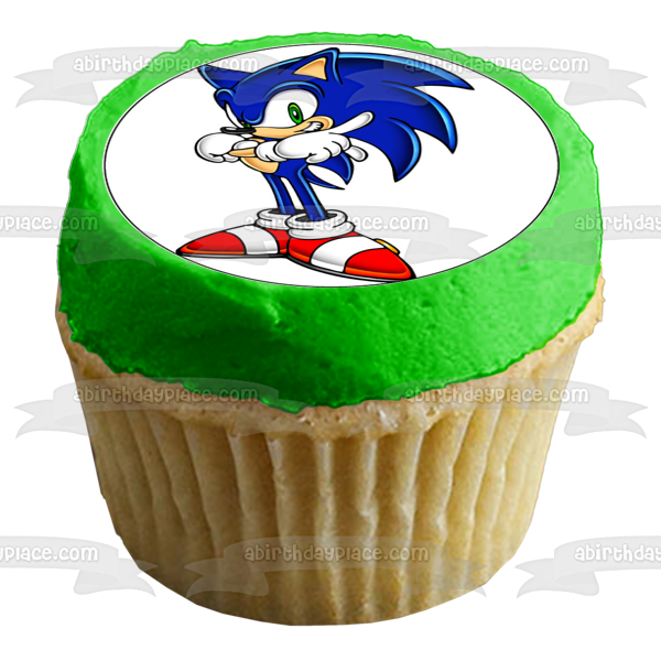 Sonic the Hedgehog Doctor Tails Amy Rose Knuckles the Echidna and Shadow the Hedgehog Edible Cupcake Topper Images ABPID03735