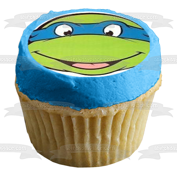 Imágenes de decoración comestible para cupcakes de las Tortugas Ninja, Donatello, Miguel Ángel, Leonardo y Rafael, ABPID03835 