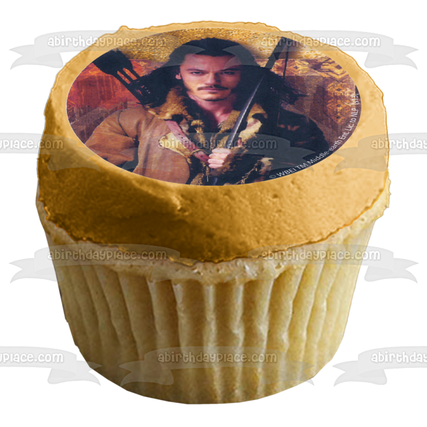 The Hobbit The Desolation of Smaug Gandalf Bilbo Thorin Legolas Bard and Tauriel Edible Cupcake Topper Images ABPID03905