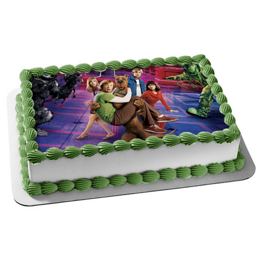 Scooby Doo Shaggy Velma Daphne and Fred Edible Cake Topper Image ABPID05965